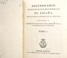 Diccionario geográfico-histórico de España  - 1802 thumbnail