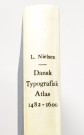 Lauritz Nielsen:  Dansk typografisk atlas.  1482-1600. thumbnail