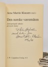 Arne Martin Klausen (red.): Den norske væremåten.  Signert. thumbnail