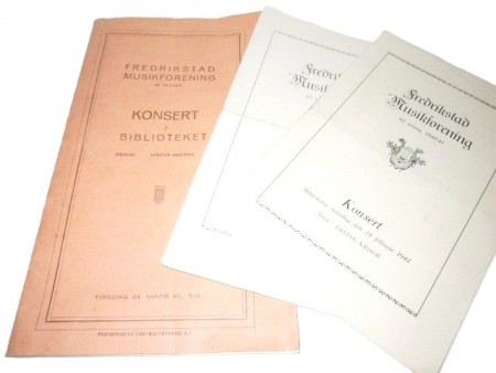 Fredrikstad Musikkforening 65/66 sesong 1940-41.