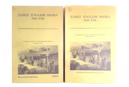 Early English Books 1641-1700.