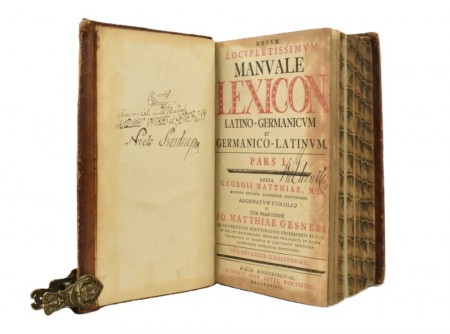 Nouum locupletissimum manuale lexicon. Latino...