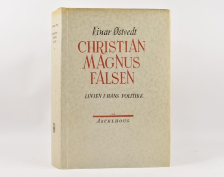 Einar Østvedt: Christian Magnus Falsen.  