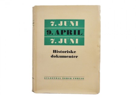 C. J. Hambro: 7. juni - 9. april - 7. juni.