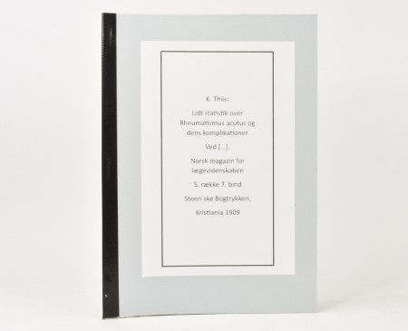 K. Thiis: Lidt statistik over Rheumatismus acutus og dens...