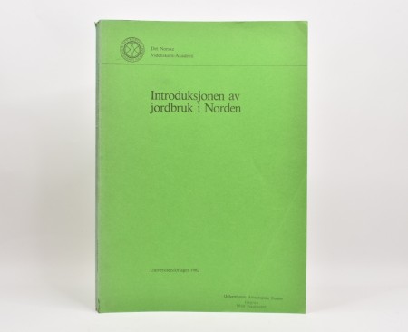 Thorleif Sjøvold: Introduksjonen av jordbruk i Norden.  