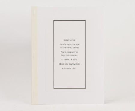 Oscar Semb: Parafin-injektion ved incontinentia urinae.