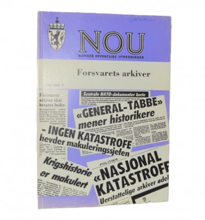 Forsvarets arkiver.