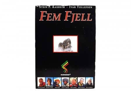 Stein P. Aasheim - Ivar Tollefsen: Fem fjell. Signert