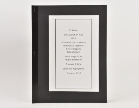 P. Aaser: Om vacination mod kolera.  
