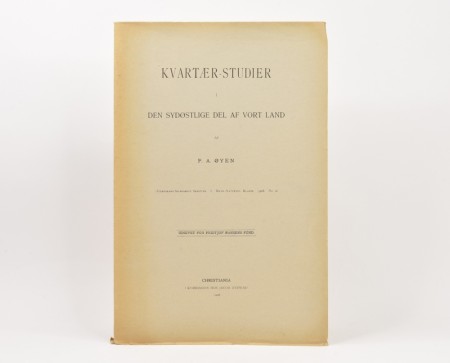 P. A. Øyen: Kvartær-Studier i den Sydøstlige del af vort land.