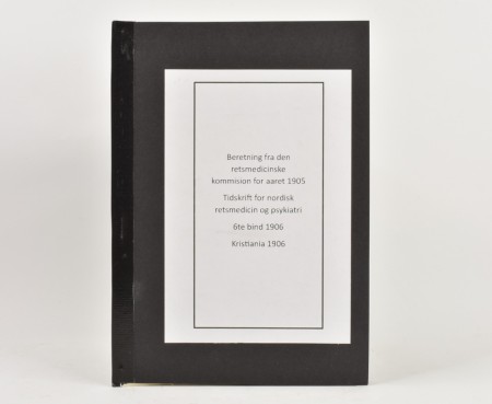 Beretning fra den retsmedicinske kommision for aaret 1905.