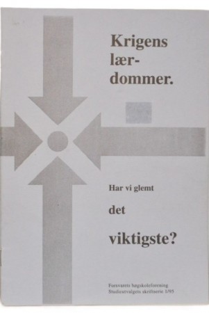 Krigens lærdommer.