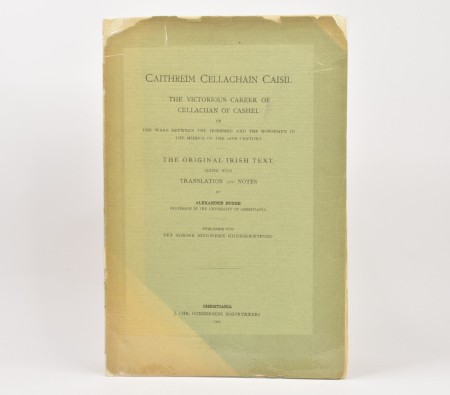 Alexander Bugge: Caithreim Cellachain Caisil.