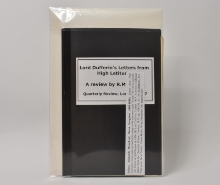 R. M. Milnes:  Letters from High Latitudes;