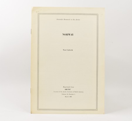 Tore Gjelsvik: Norway.  