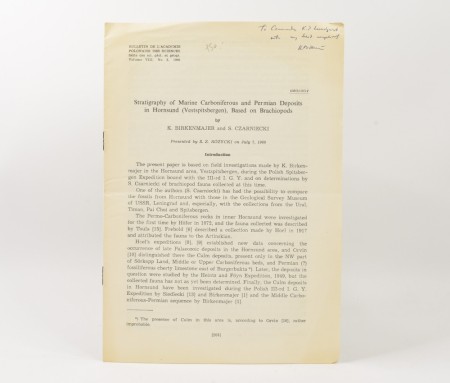 K. Birkenmajer and S. Czarniecki:  Stratigraphy of Marine...