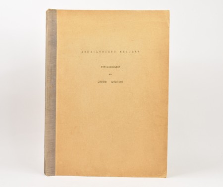 Gutorm Gjessing: Arkeologiens metoder.  