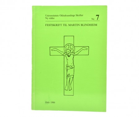 Festskrift til Martin Blindheim ved 70-årsdagen 2. februar 1986.