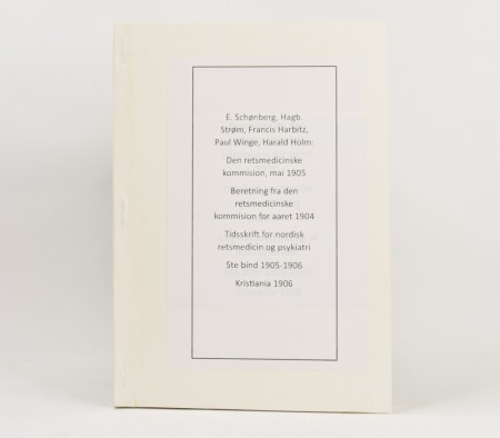 Beretning fra den retsmedicinske kommision for aaret 1904.