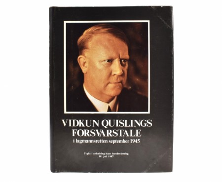 Vidkun Quislings forsvarstale i lagmannsretten september 1945. 