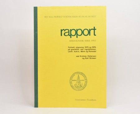 Fortsatt utgraving, 1975 og 1976, på gravfeltet ved Ingridsteinen, Løvik, Aukra, Møre