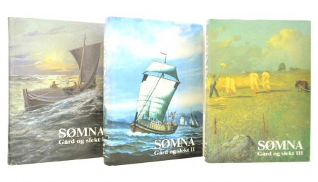 Tor Q. Mathisen: Sømna. Gård og slekt. I - III.