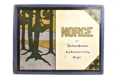 Thorolf Holmboe: Norge.  Mappe med 10 kromolitografier. 