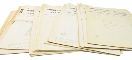 Korrespondance fra Berlin.  1940.