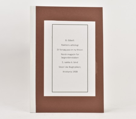 E. Ebbel: Rakitens ætiologi. 