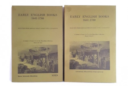 Early English Books 1641-1700.