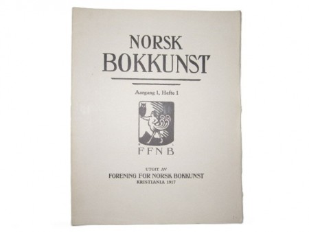 Norsk Bokkunst. Aargang 1, Hefte 1.