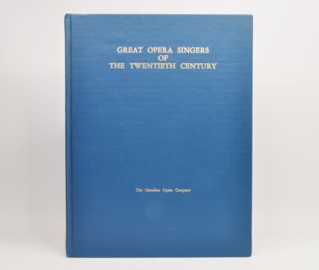 Great opera singers... 1927-1990. Signert