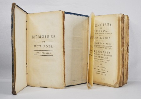 Guy Joli: Mèmoires de Guy Joli - 1777