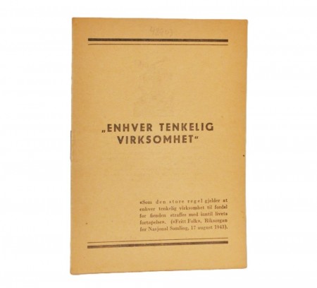 „Enhver tenkelig virksomhet“