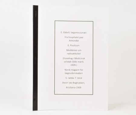 E. Ebbell, legemissionær:  Fra hospitalet paa Antsirabè.  