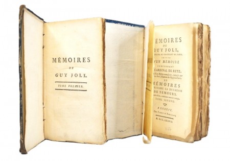 Guy Joli: Mèmoires de Guy Joli - 1777