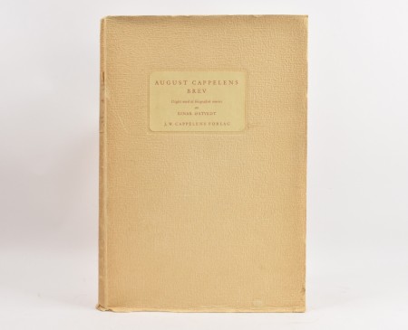Einar Østvedt: August Cappelens brev. 