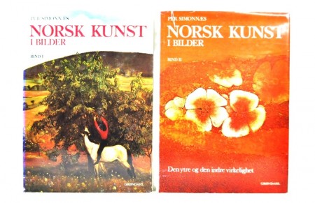 Per Simonnæs: Norsk kunst i bilder. I - II. 