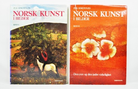 Per Simonnæs: Norsk kunst i bilder. I - II. 