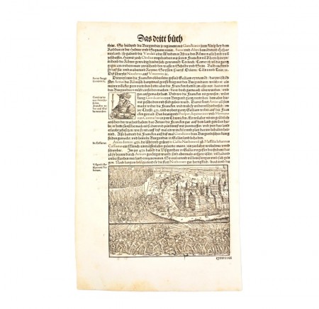 Heinrich Vogtherr: Stumpf Chronicle (Ett ark)