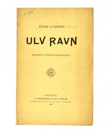 Einar Lundemo (Jacob Fabricius): Ulv ravn.