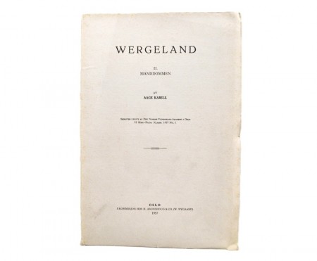 Aage Kabell: Wergeland II. Manddommen.