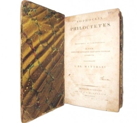 Sophoclis Philoctetes. Altonae et Lipsiae. 