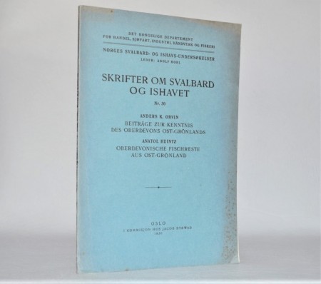 Skrifter om Svalbard og ishavet Nr. 30.