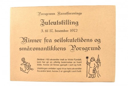 (Victor Fyndall)  Signert.