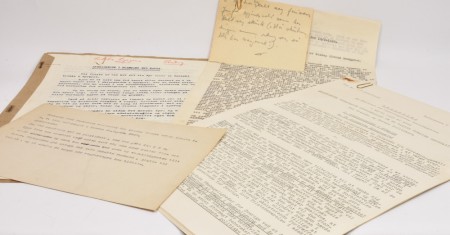 Diverse dokumenter.   Tilsammen 14 sider.