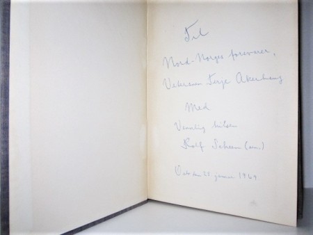 Den norske leidangen. Signert/dedikasjon