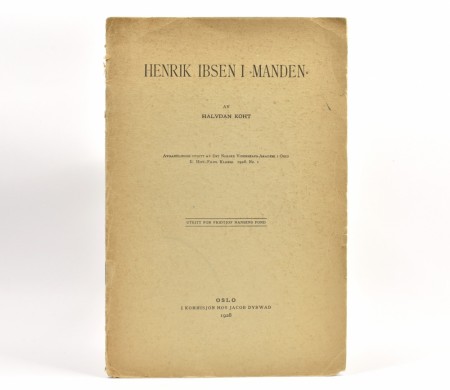 Halvdan Koht: Henrik Ibsen i »Manden«