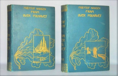Fridtjof Nansen: Fram over polhavet. Bind I-II.